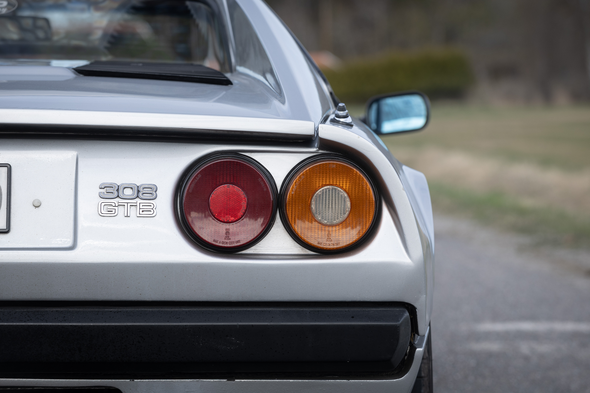 308 GTB badge and tail light