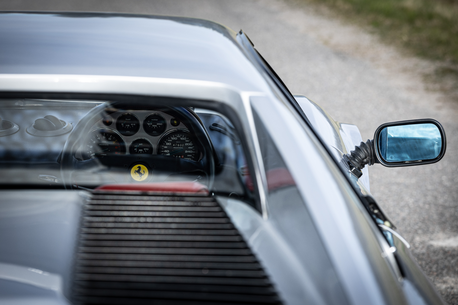 Veglia Borletti gauges through the windscreen