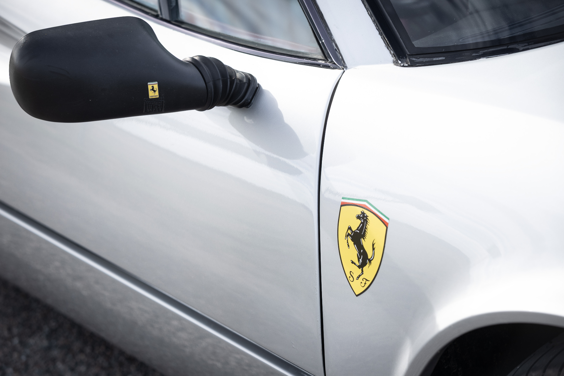 Wing mirror and Scuderia shield